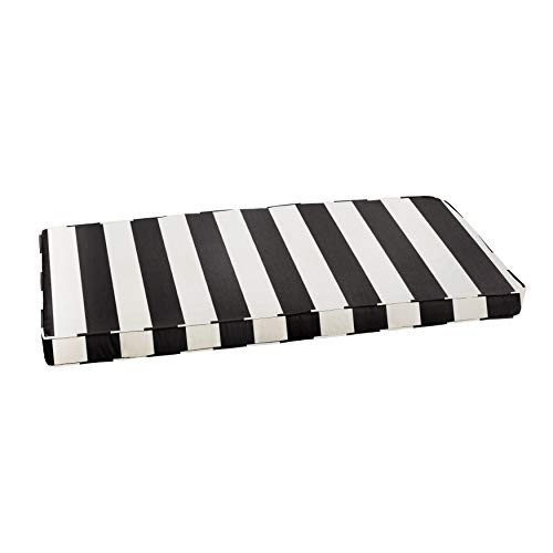 Sorra Home Sunbrella Corded Bench Cushion - Fade & Water Resistant, Outdoor & I…