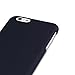 iPhone 6S Case, Terrapin [Extra Slim Fit] Hybrid Rubberized Protective Hard Case for iPhone 6 / 6S (Solid Black)