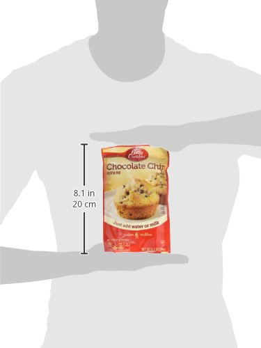 BETTY CROCKER CHOCOLATE CHIP MUFFIN MIX, 6.5 OZ