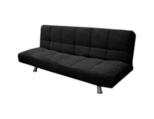 Your Zone Converttible Futon Black 3176298