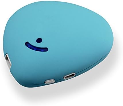 Rechargeable Hand Warmer Portable USB Electrical Heater Power Bank 4600mAh External Battery for iPhone, Samsung and Any Other USB Port Device (blue)