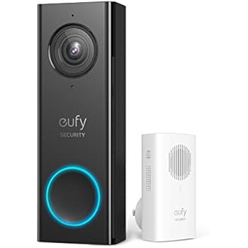 eufy Security, Wi-Fi Video Doorbell with 2K HD, 2-way audio, No Monthly Fees (Requires Existing Doorbell Wires, 16-24 VAC, 30 VA or above)