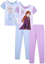 Disney Girls' Frozen Snug Fit Cotton Paj