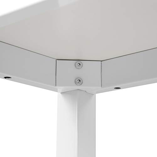 WOLTU BT17ws+BH237ws-2 1xBartisch + 2xBarhocker Stehtisch Esstisch Bistrotisch Bartheke Tresentisch Metallgestell MDF… – Bild 8