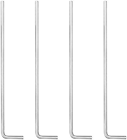 TopCamp 10x20 Pop up Canopy Tent Carport stakes Set of 4, EZ up Outdoor Party Tent Pegs
