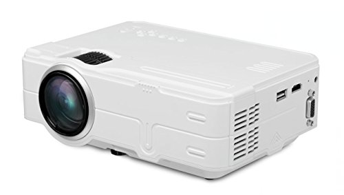 iCODIS RD-812 Video Projector, Supports 1080P, 1500 Lumens LCD, HD resolution, 1500:1 Contrast Ratio, Multimedia Home Theater Digital Projector.