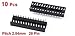 uxcell a15012900ux0255 10 Pieces 2.54 mm 2 Row 28 Pin Solder Narrow DIP IC Chip Socket Adaptor