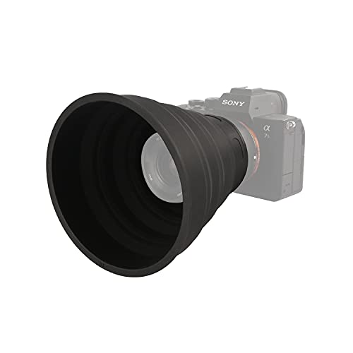 YC Onion Universal Lens Hood, Anti-Glare, Silica Gel Anti