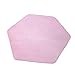 ESKONI Kids Play Tent Mat Hexagon Coral Fleece Rug Bedroom Floor Pad Mat Cushion for Girls Children Princess Castle Rug Playhouse Indoor Pink