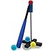 Aoneky Super Safe Foam Tball Set for Toddlers Kids - Carry Bag Included - Best Baseball Toys for Children Age 3 - 4 Years Old