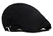 Qunson Men's Cotton Flat Ivy Gatsby Newsboy Driving Hat Cap Black