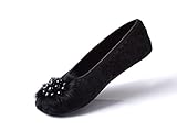 Womens Slippers - Elegant Ballet Flats Style - Comfortable for Indoor and House Use Soft Shoes.