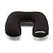SwissGear Quick-Inflate Travel Neck Pillow in Black for Neck Pain, Headaches, Muscle Recovery, Travel, Sleep, Leisure