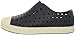 Native Jefferson Slip-On Sneaker, Jiffy Black/Bone White, 13 Medium US Little Kid