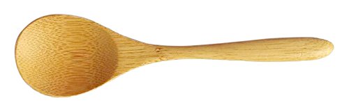JapanBargain S-4106x12, Set Of 12 Small Bamboo Snack Spoons, 5.5-inch
