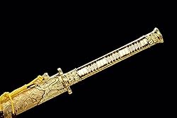 ZPGP Golden Dragon Sword Chinese Broadsword Kungfu