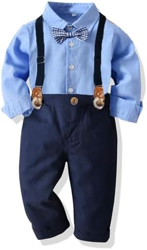 Bow Tie Amazon Baby Boy Dress Clothes SALNIER Toddler Dress Suit