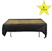 Oojami 6 Pack Black and Gold Tablecover Table Cloths for Parties 54