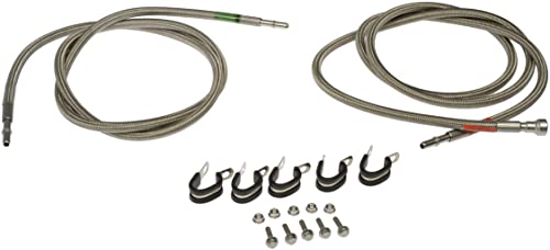 Dorman 819-816 Flexible Stainless Steel Braided Fuel Line Compatible with Selec…