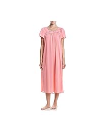 Miss Elaine camisón de punto con mangas largas estilo mariposa para mujer