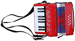 RoarSoar Children Accordion, One Size, Red