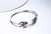 (Free Engraving) Stainless Steel Medical Alert ID Bangle Bracelet,Silver,7.5