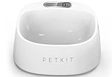 PETKIT 'FRESH' Anti-Bacterial Waterproof Smart Food Weight Calculating Digital Scale Pet Cat Dog Bowl Feeder w/ Inlcuded Batteries, One Size, White