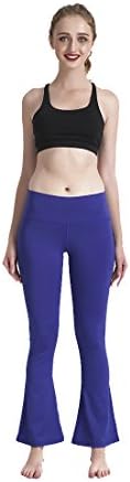 Lesubuy V Wide Waistband Full Length High Waisted Compression Gym Athletic Exercise Leggings Workout for Women XS-XL