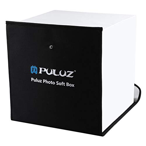 Folding Studio,Eoeth PULUZ Fat Cow Portable Softbox LED Photo Lightbox for Tabletop Photography LED Lighting Box Simple Folding Studio Set with 6-Color Background Cloth - Thumbnail 2