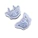 EH-LIFE 2pcs/Set Cat Head Silicone Necklace Pendant Resin Mold DIY Hand Craft Resin Molds