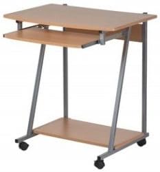 Bureau Informatique Sur Roulettes Avec Tiroir Coulissant Pour Clavier Ordinateur Amazon Fr Cuisine Maison