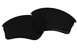 Polarized Replacement Sunglasses Lenses for Oakley Half Jacket XLJ(NOT FIT FOR HALF JACKET and Flak XLJ etc.) with UV Protection (Black)