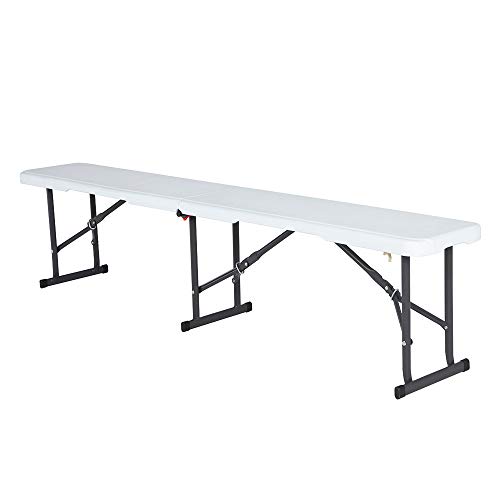 Lifetime 80305 Portable Folding Bench , White Pricepulse