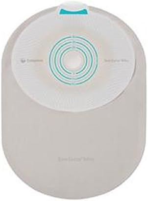 Coloplast SenSura - Mio One-Piece Closed Pouch - Filter - 7-1/4" L - Pre-Cut Flat Skin Barrier - 1" Stoma