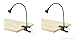 Ikea JANSJÖ LED Clamp Spotlight, Black (2 Pack)