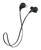 Amerzam Bluetooth Headphone In-Ear Stereo Bluetooth V4.1 Wireless Sweatproof Running Headset with Microphone(black)