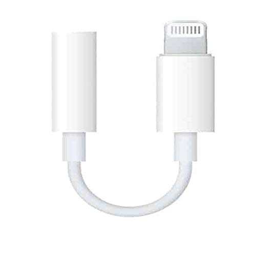 Adapter Headphone Jack to 3.5mm Dongle for 7/7Plus 6/6Plus.Earphone Adaptor Female Connector Audio Cable Earbuds Accessories Aux Converter White Compatible with iOS10.3