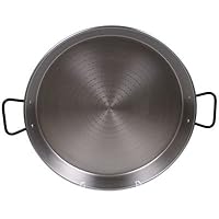 Restaurant Grade 'Pata Negra' Paella Pan - Flat Bottom - 12"/30cm