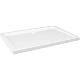 vidaXL 27.6"X39.4" Rectangular Abs Shower Base Tray in White