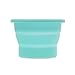Anigan Collapsible Silicone Sterilizing Cup Designed for Sanitation and Storing Menstrual Cups, Blizzard Blue