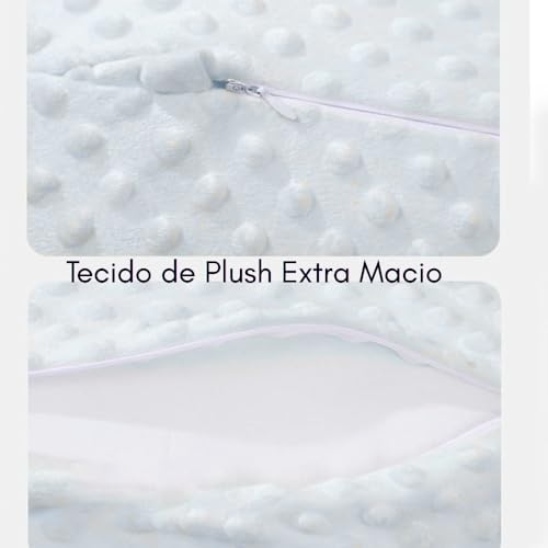 Almofada Nana Neném: Batidas Suaves e Música de Ninar para Sono do Bebê | Carregamento USB