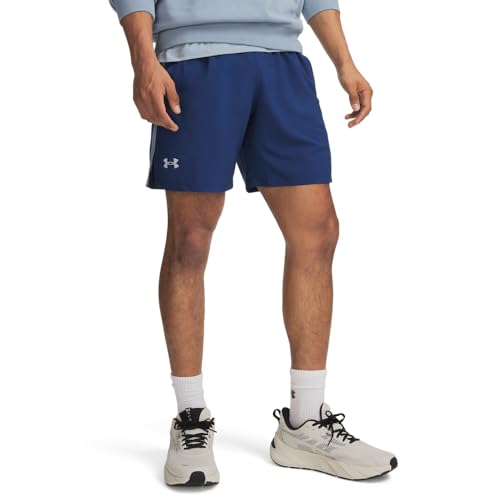 Under Armour Men's Launch Run 7-inch Shorts, (997) Blackout Navy/Blue Wind/Refl…