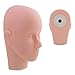 Practice Training Head, MYSWEETY Manikin Cosmetology Mannequin Doll Face Head Eyelashes Makeup Massage Practice with training lashes and Stainless Steel Straight Pointed