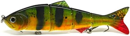 6" Multi Jointed Fishing Life-like Lure Bait Swimbait Minnow Crank Shad Sunfish NEW
