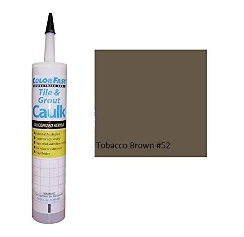 Color Fast Caulk Matched to Custom Building Products (Tobacco Brown Sanded)