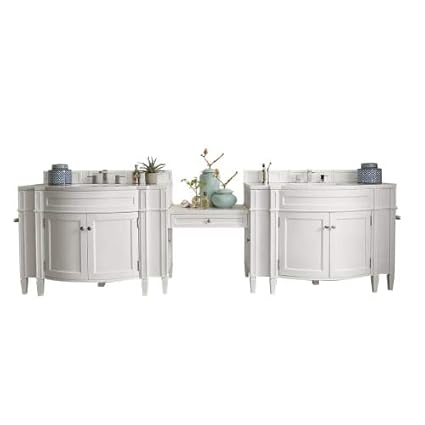 James Martin Brittany 118 Double Vanity Set Urban Gray With