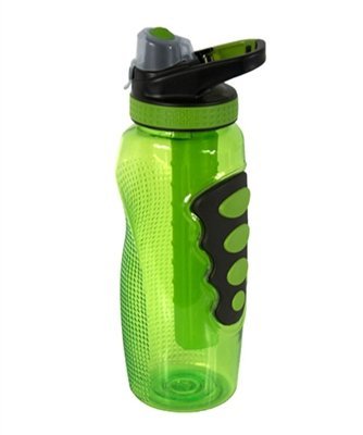 Cool gear tritan 32 oz avenger ez-freeze water bottle with yukon …