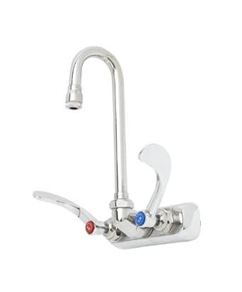 T S Brass B 1115 132x 02 Workboard Faucet Wall Mount 4 Inch