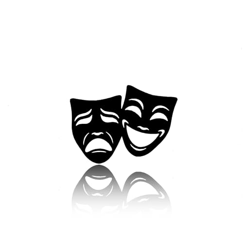 VALINSKY Comedy and Tragedy Theater Mask Metal Wall Art at Amazon