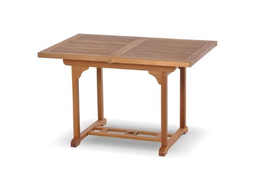 Tavolo Da Giardino Rettangolare In Legno Allungabile